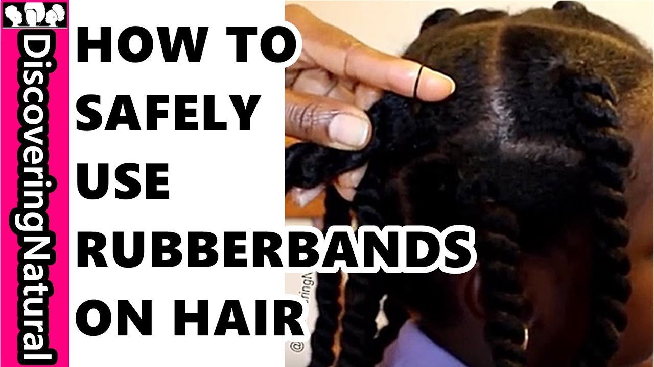 HOW TO USE RUBBERBAND ON NATURAL HAIR KIDS HAIR STYLE SAFELY