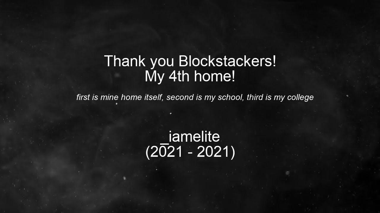 Thank you Blockstackers!