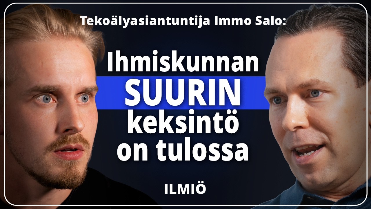 Tekoälyasiantuntija: Tekoäly tekee ihmisestä viihdyttäjän — Immo Salo