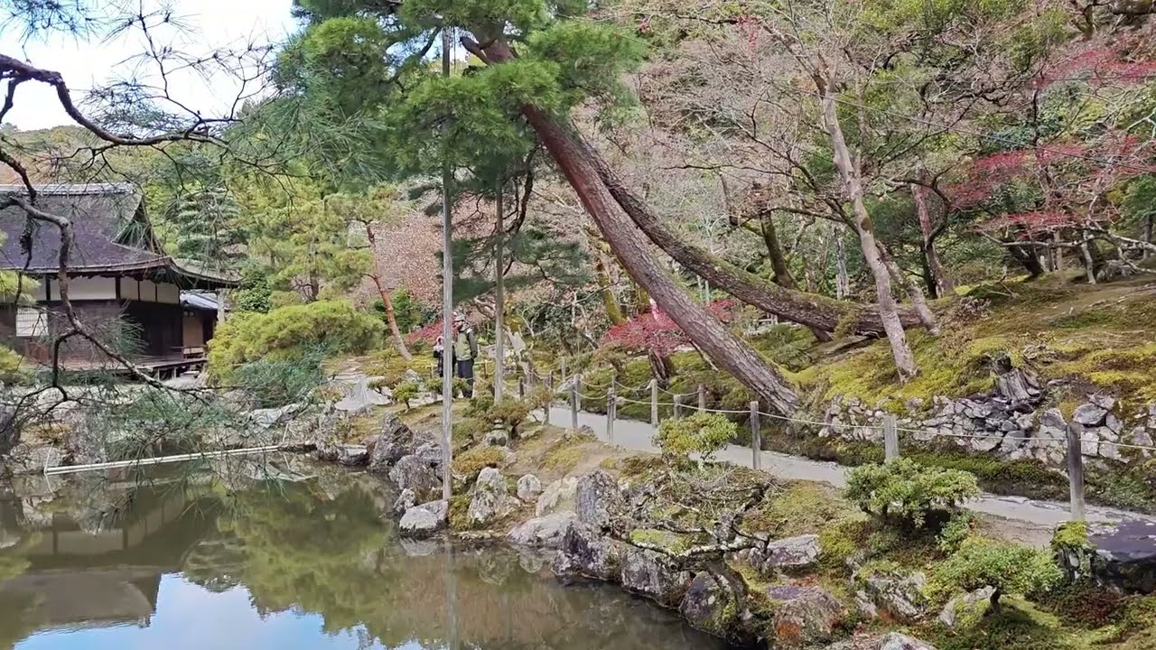 Ginkaku-ji Temple Silver Pavilion & Garden in Kyoto 銀閣寺