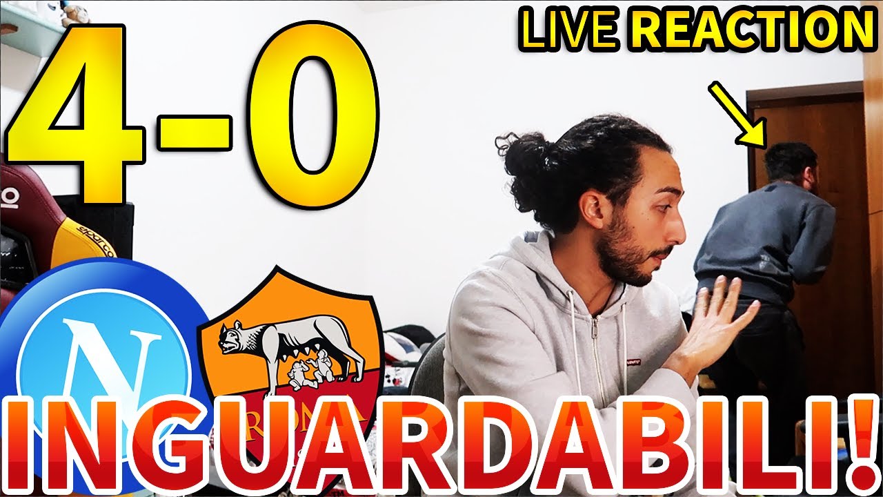 INGUARDABILI!!! 🤬 Napoli-Roma 4-0 [LIVE REACTION]