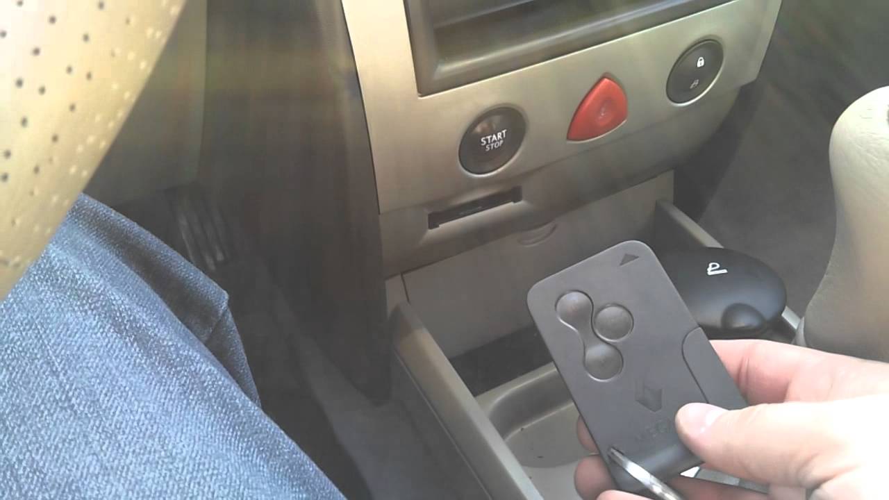 megane 1.4 16v hands free start up