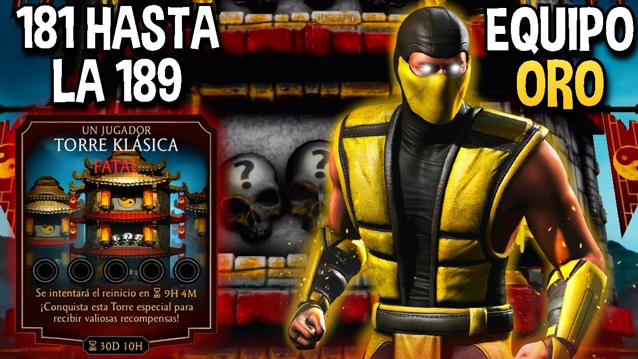 Fatal Klasica Tower Battles 181, 182, 183, 184, 185, 186, 187, 188 и 189 Золотая команда | мк мобиль