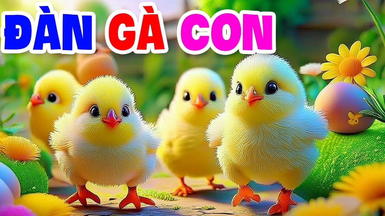 Đ&agrave;n G&agrave; Con - Hoạt H&igrave;nh Đ&agrave;n G&agrave; Con Remix - Nhạc Thiếu Nhi Vui Nhộn Cho B&eacute; Ăn Ngoan Cả Ng&agrave;y