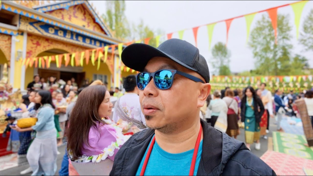 Seattle Lao New Year 2025 Festivities At Wat Lao Mixay! 🎉💦
