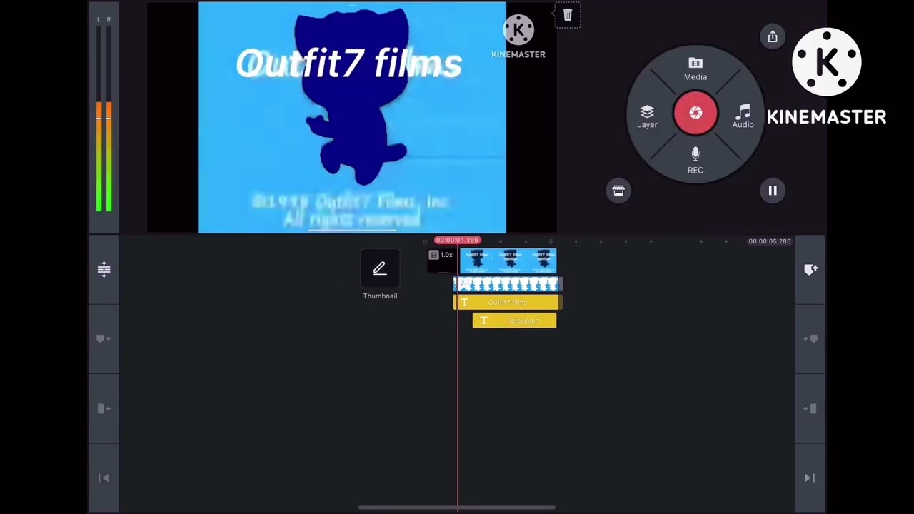 Speedrun making of Outfit7 films 1998 Television in kinemaster be Like THE MOST VIEWS 20,000