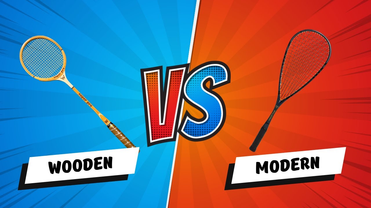 Game Play Comparison of Modern vs. Wooden Squash Racquets