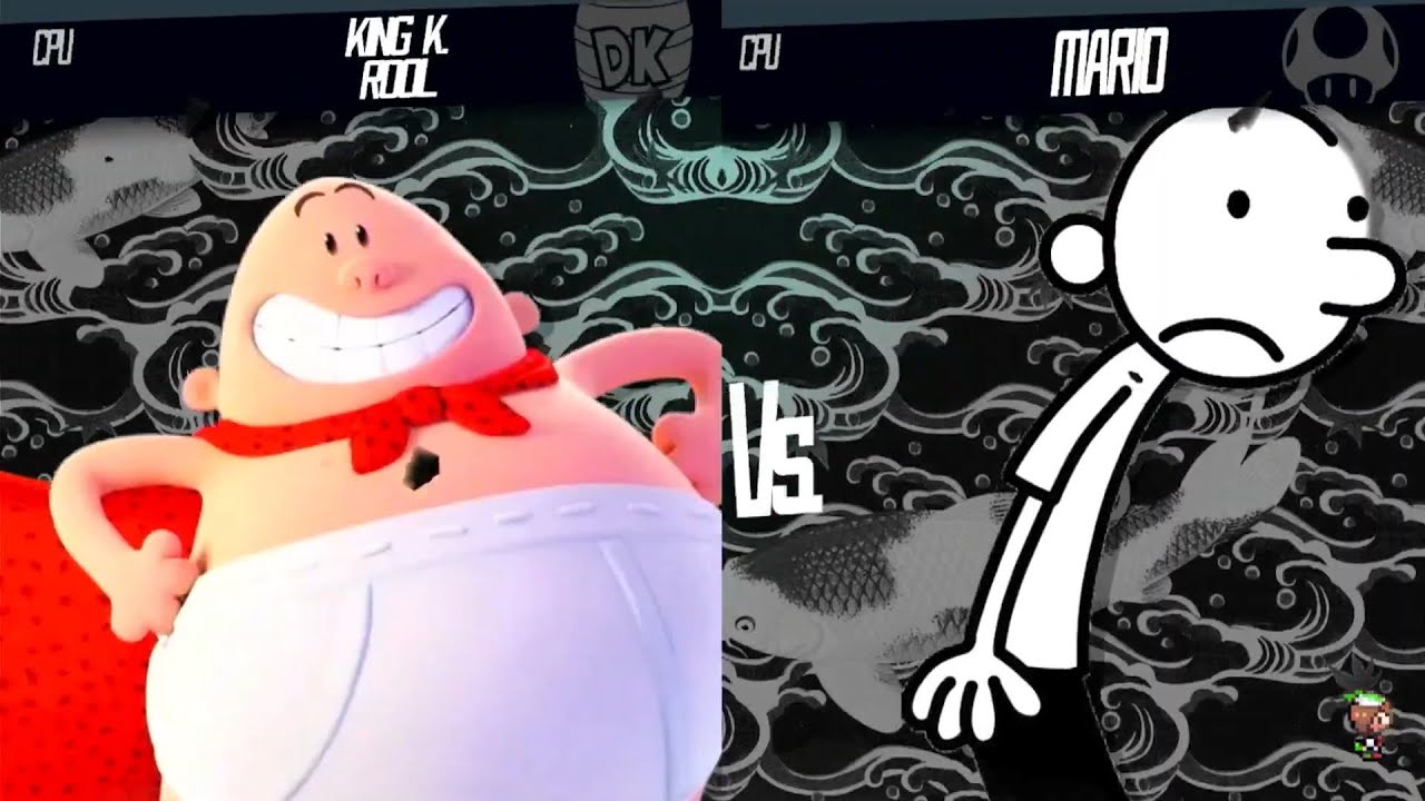 Greg Heffley Vs Captain Underpants - Requested Smash Bros Battle