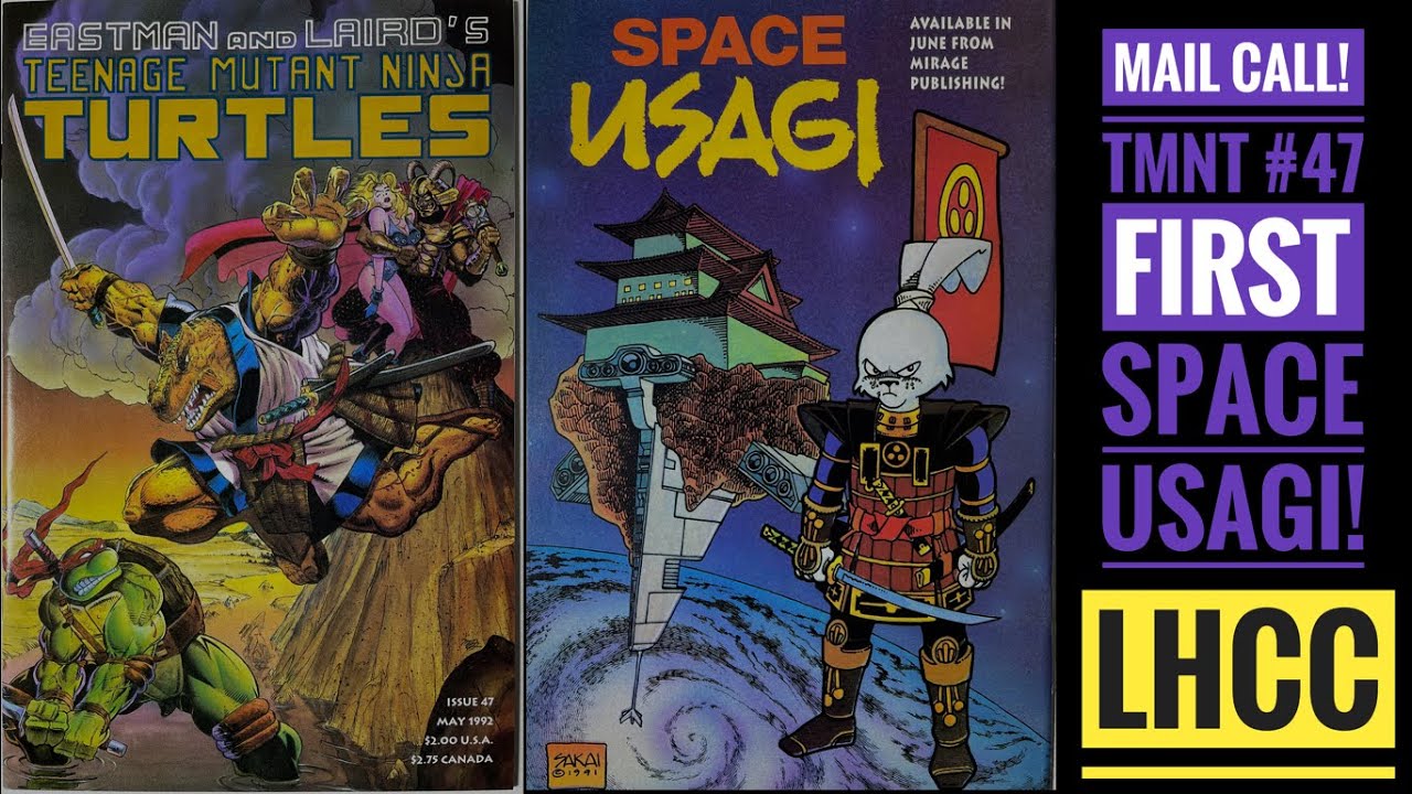 UNBOXING Teenage Mutant Ninja Turtles #47 1st Space Usagi in COMICS⏤SPECULATING on USAGI CHRONICLES!