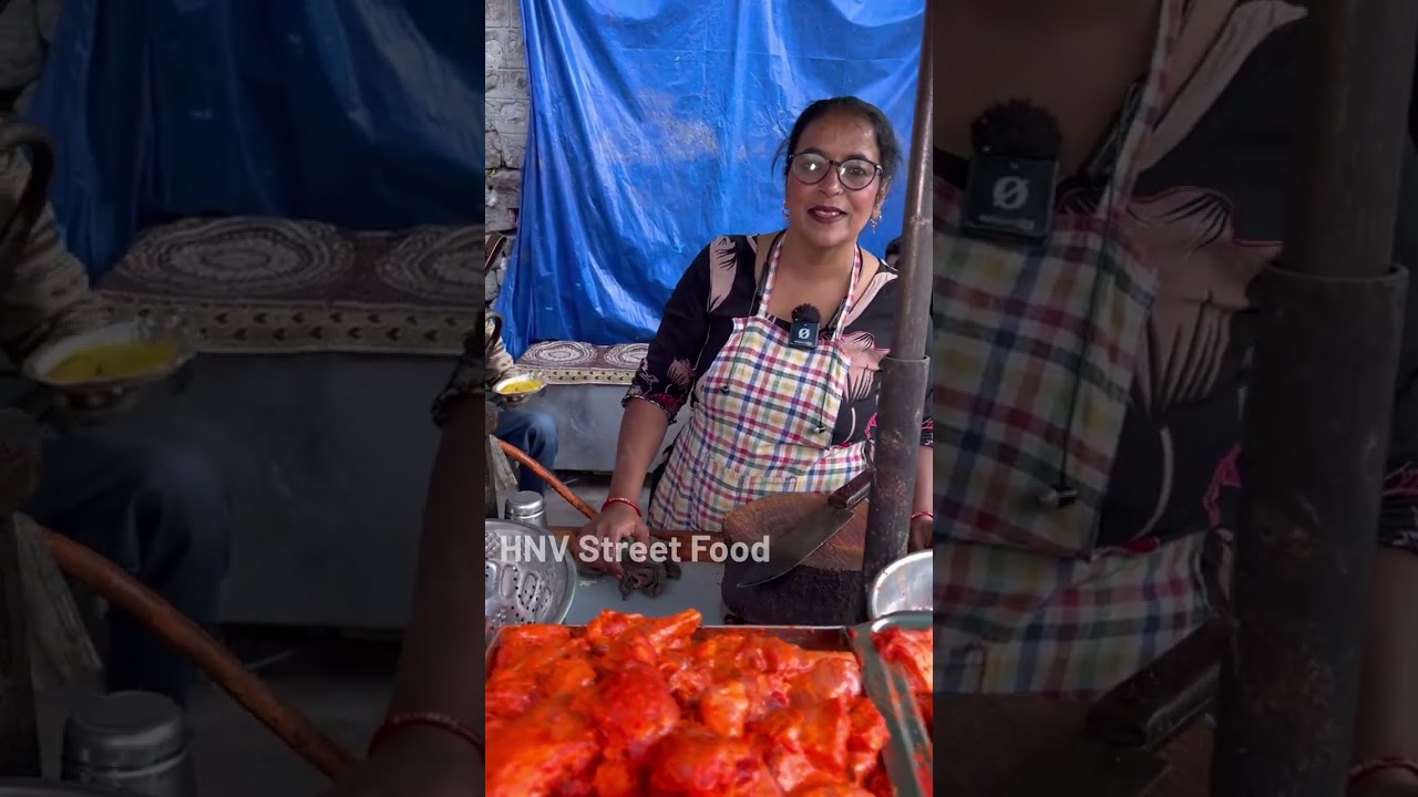 Himachali Lady Selling Pahadi Fish And Chicken In Manali |Himachal Street Food Vlogs 2024