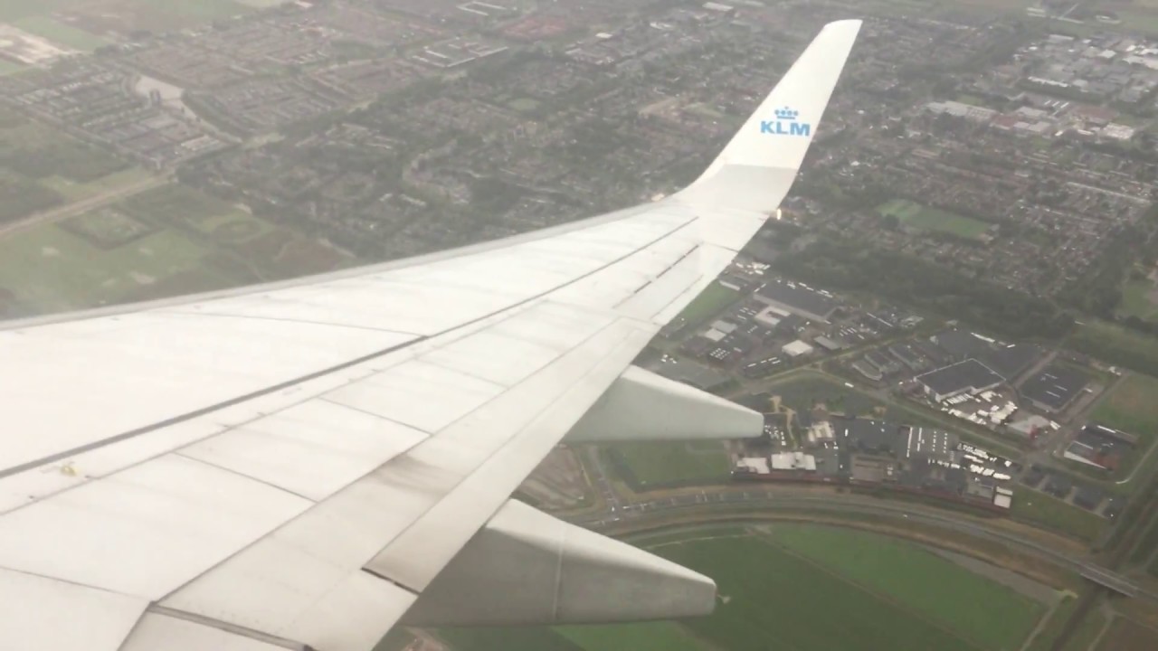 KLM Boeing 737-700 ✈️ Taxi and Take-Off Amsterdam Schipol