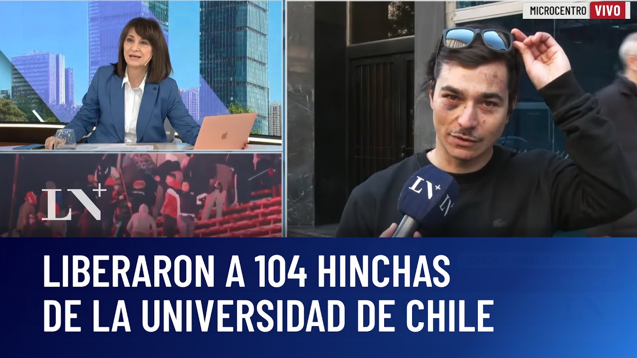 Incidentes y violencia en Independiente; liberaron a 104 hinchas de Universidad de Chile