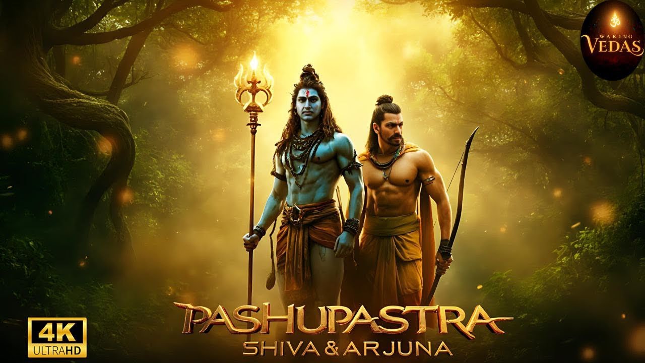 PASHUPATASTRA – SHIVA vs ARJUNA | AI Full Cinematic | WAKING VEDA