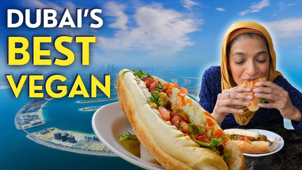 Dubai's BEST Vegan Street Food (That Locals Actually Eat!)