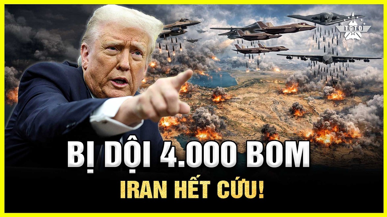 Iran Bị Dội 4.000 Bom: Không Quân Israel 1.600 Phi Vụ, Mỹ Tung B-52, B-2, B-1 Tổng Tấn Công!