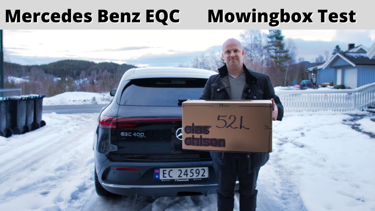 Mercedes Benz EQC Mowingbox Test - How Much Can We Fit In The Boot?