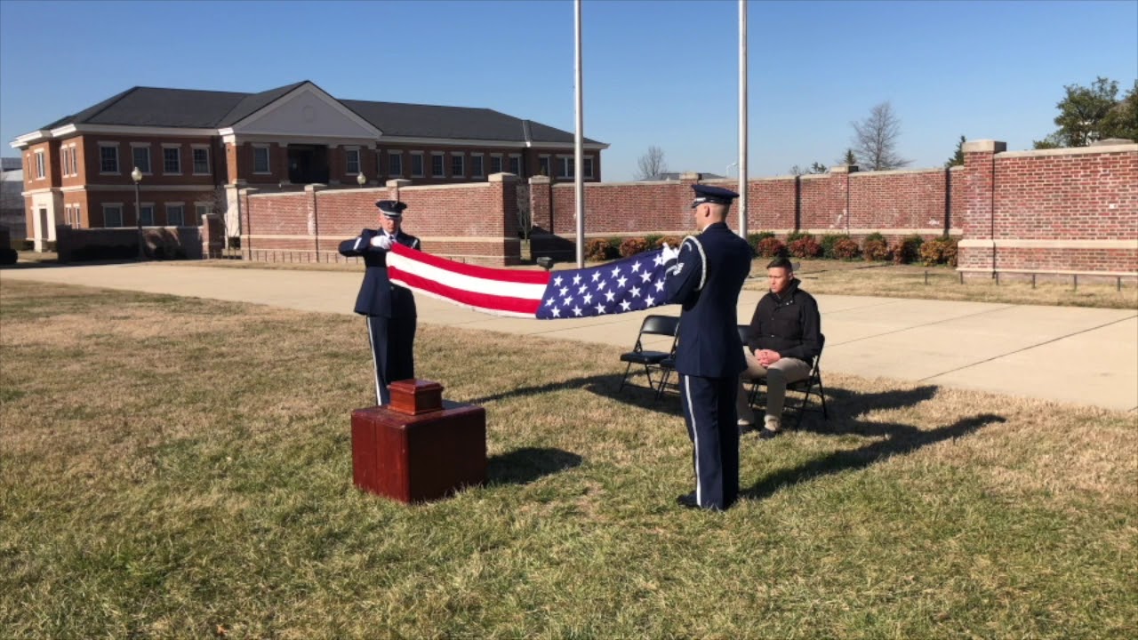 USAF Honor Guard 7 Person Cremate Sequence