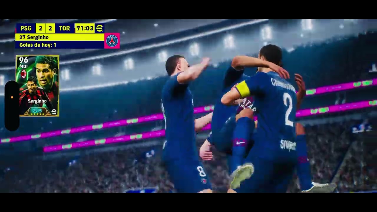 Jugando desafío de la serie A en iPhone @destacar_ @play_efootball @filipotv @DavooXeneizePlusX