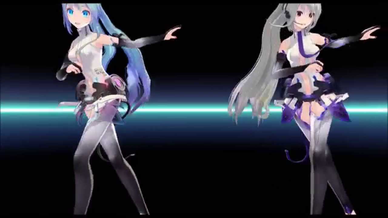 [MMD]Miku & Haku-Magnet