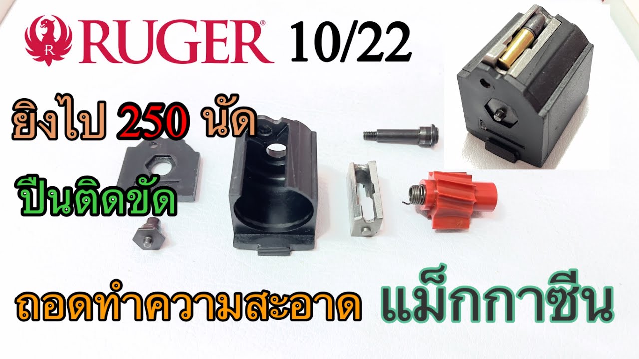ถอดทำความสะอาด แม็กกาซีน RUGER 10/22  Magazine