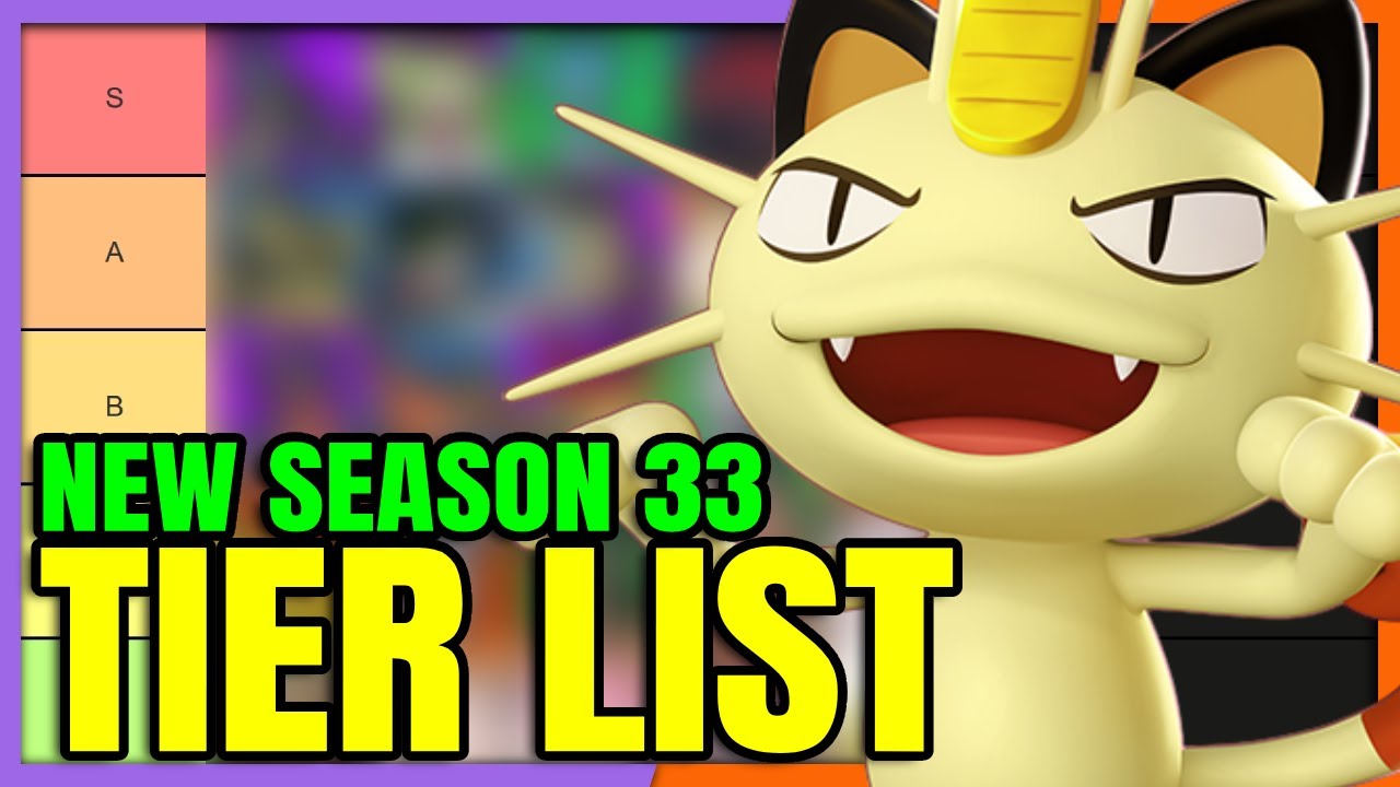 Pokemon Unite TIER LIST MEOWTH New Ranked Season 33