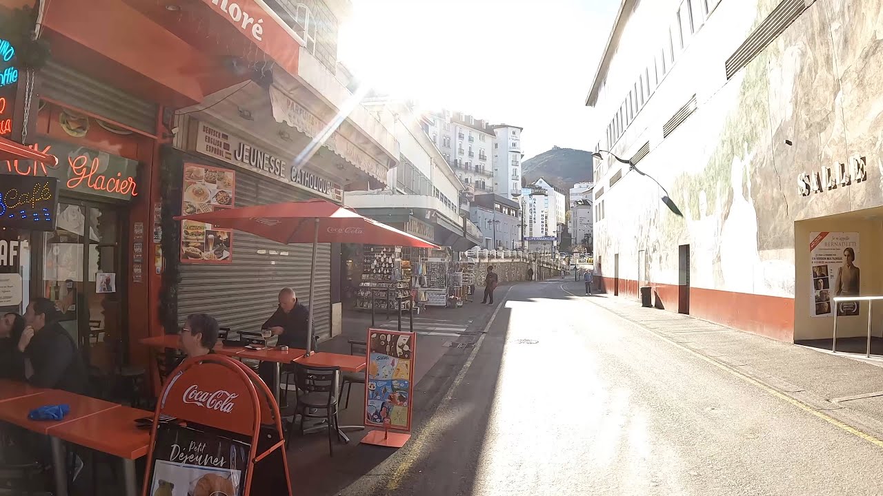 Lourdes, France drive to Bordeaux Renaissance Marriott Hotel   4K