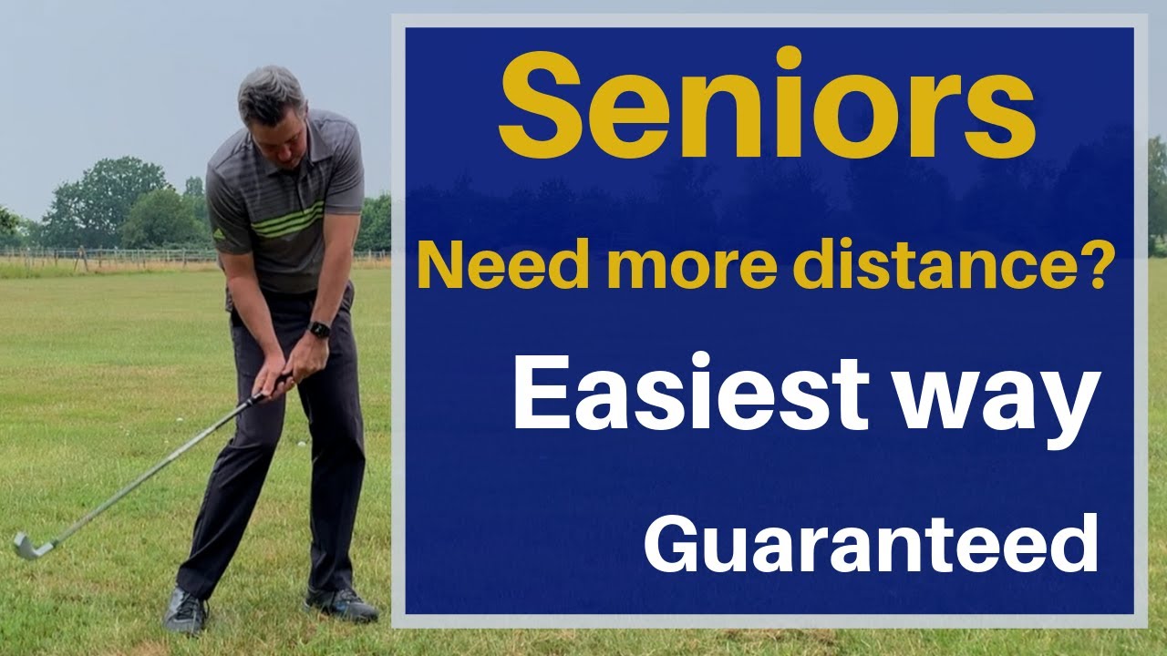 Senior golfers increase distance!