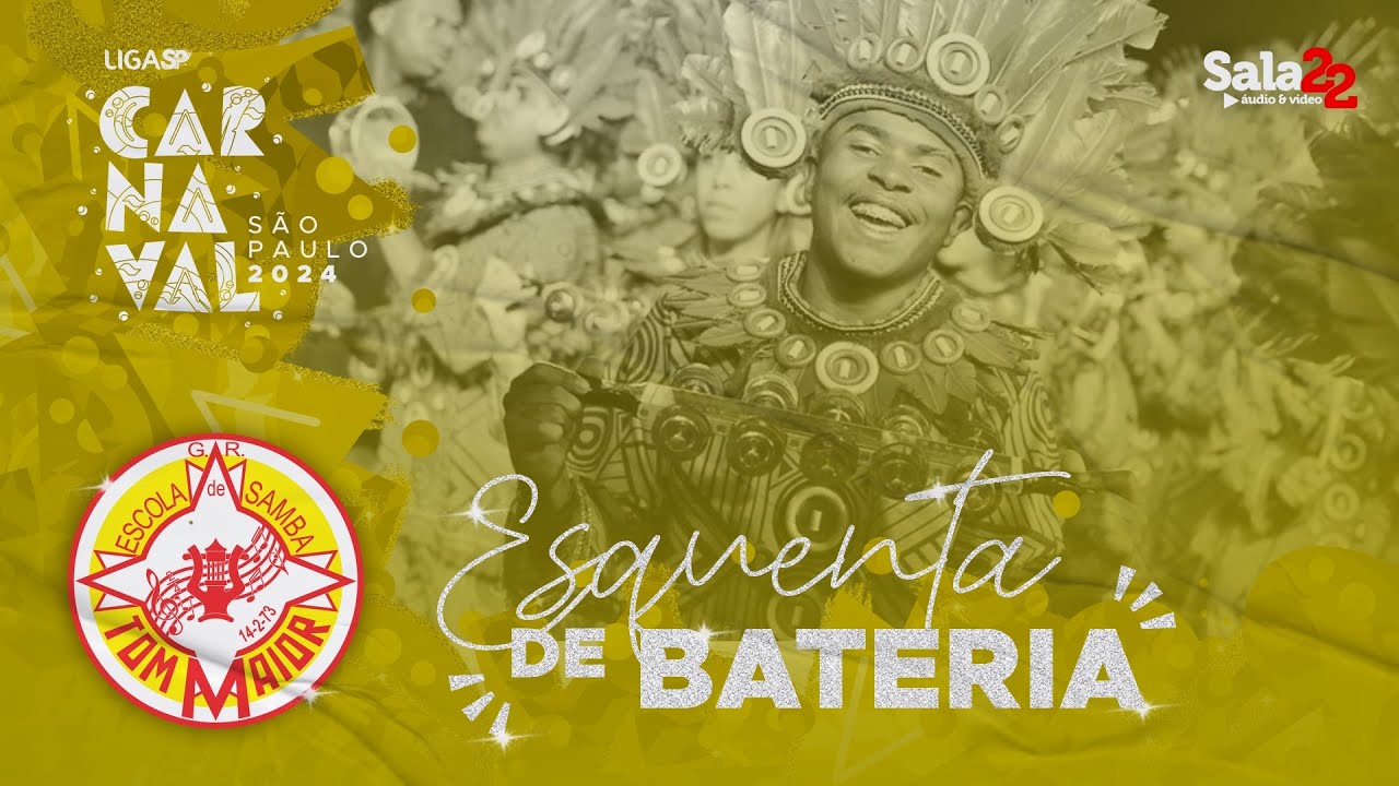 TOM MAIOR 4K - ESQUENTA DE BATERIA | CARNAVAL 2024 - LIGA-SP