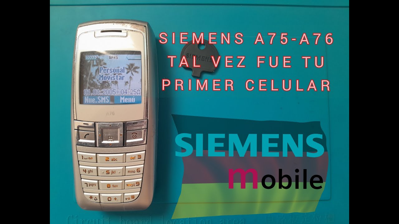 Siemens A75-A76 el primer teléfono celular de muchos