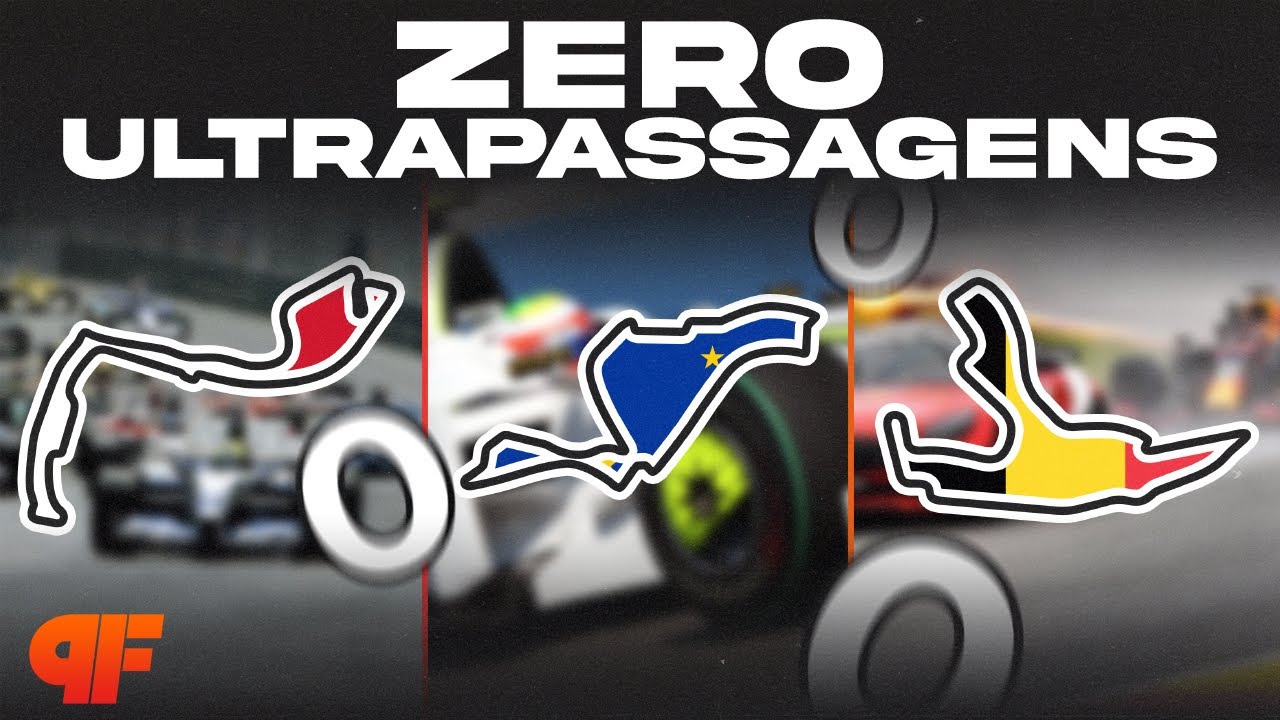 AS CORRIDAS QUE NÃO TIVERAM ULTRAPASSAGENS - Primeira Fila F1