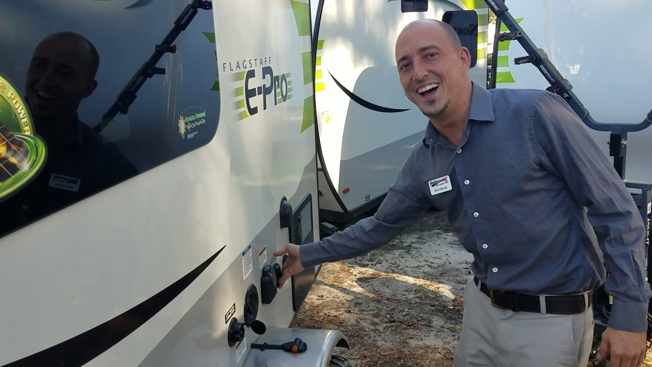 NEW 2019 FOREST RIVER RV FLAGSTAFF E PRO 12SRK by Skye Groom