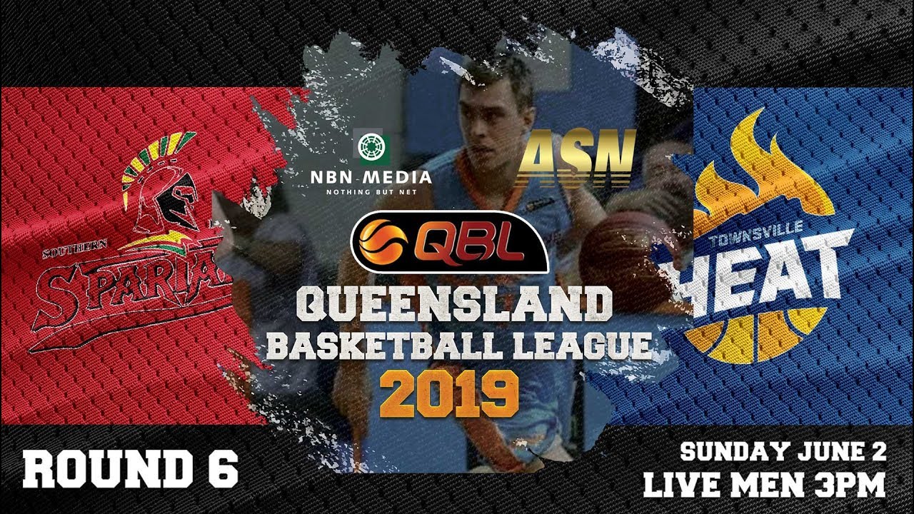 #QBL19 Round 6 - Southern District Spartans vs Townsville Heat (Men)