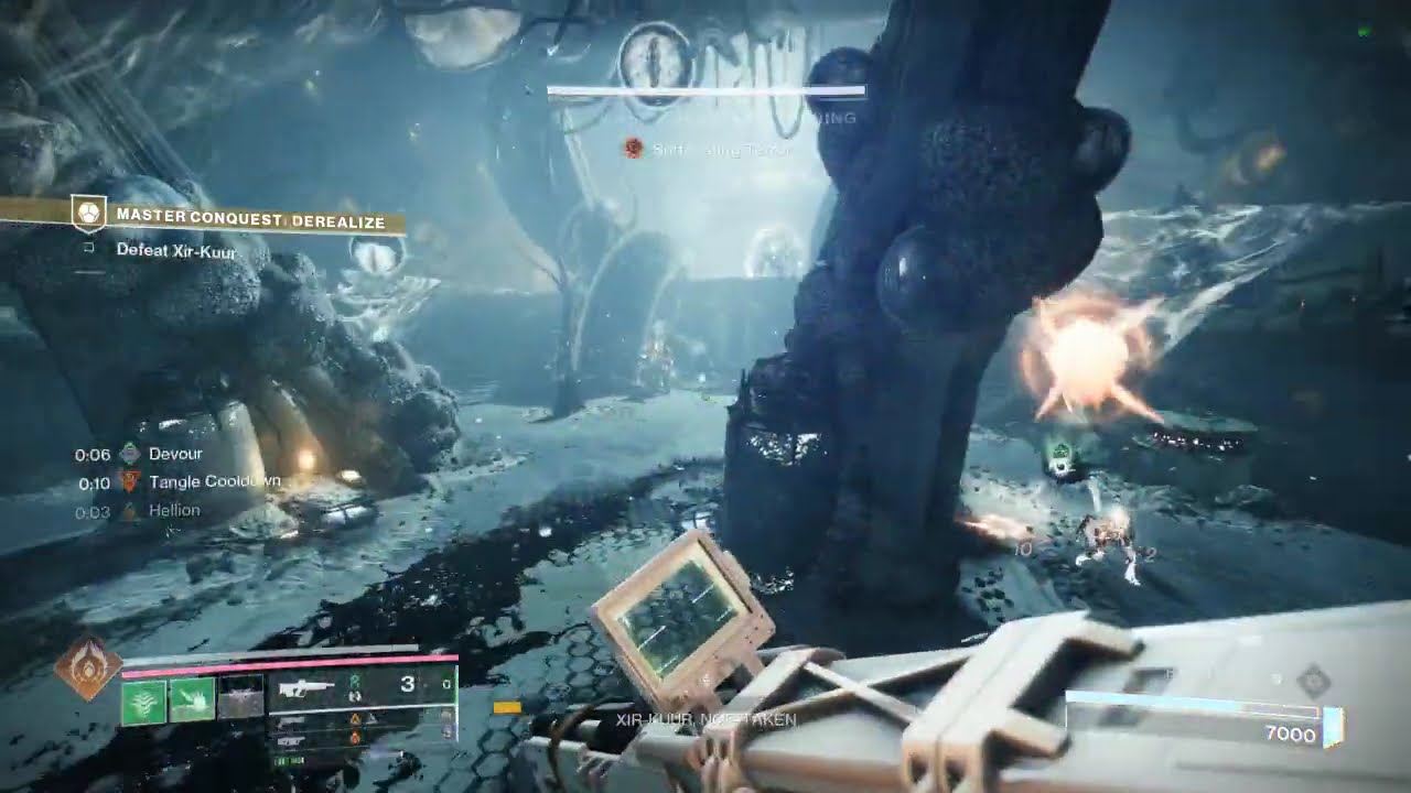 Master Conquest - Derealize .. No revives .. Can a washed up Warlock do it?