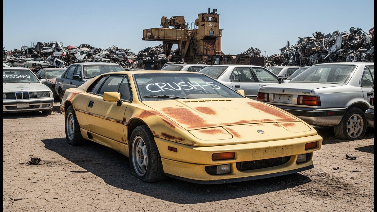 ASMR Car Restoration | 1987 Lotus S3 Esprit Turbo Full Restoration | From Scrapyard to Luxury