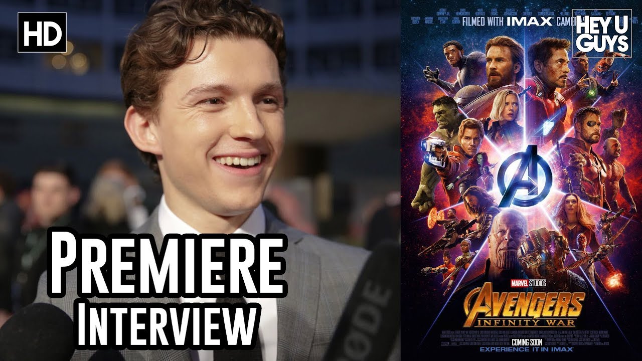 Tom Holland on Spider-Man's Instant Kill function & Tony Stark - Avengers Infinity War Premiere