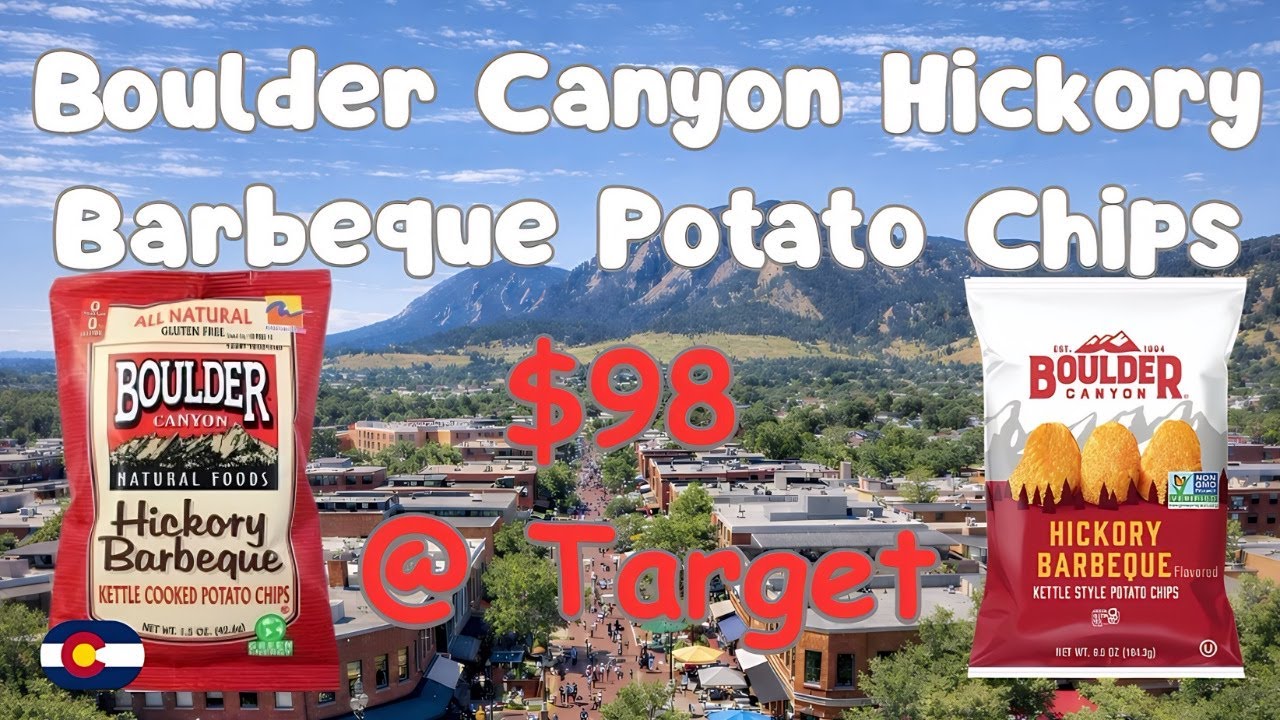Boulder Canyon Hickory Barbeque Potato Chips * Currently $98  at Target (Boulder Colorado?)