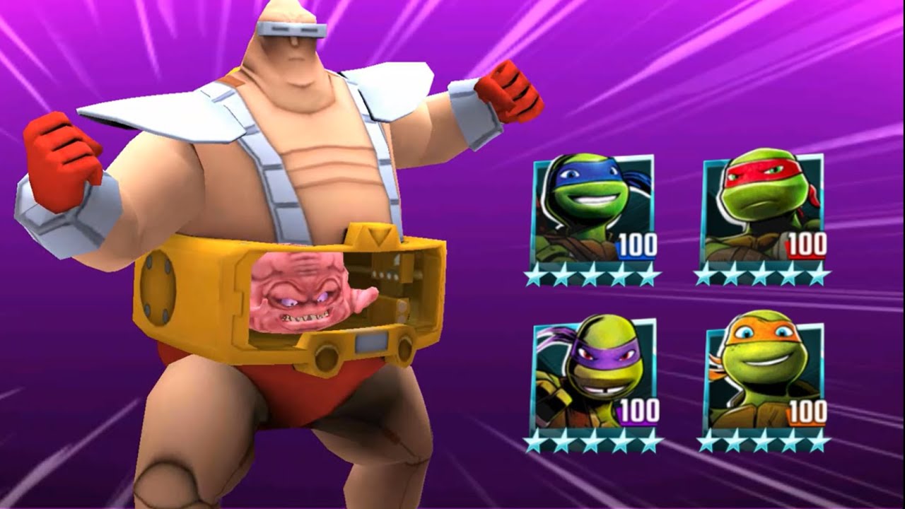 Krang vs Nick Turtles(Leonardo,Donatello,Raphael,Mikey) | Teenage Mutant Ninja Turtles Legends