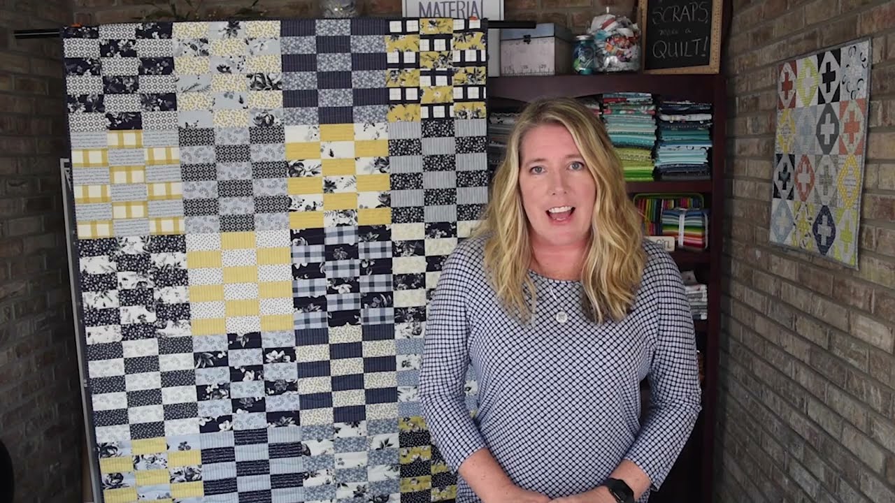 Jelly Roll 18 Patch Quilt with Amanda Castor