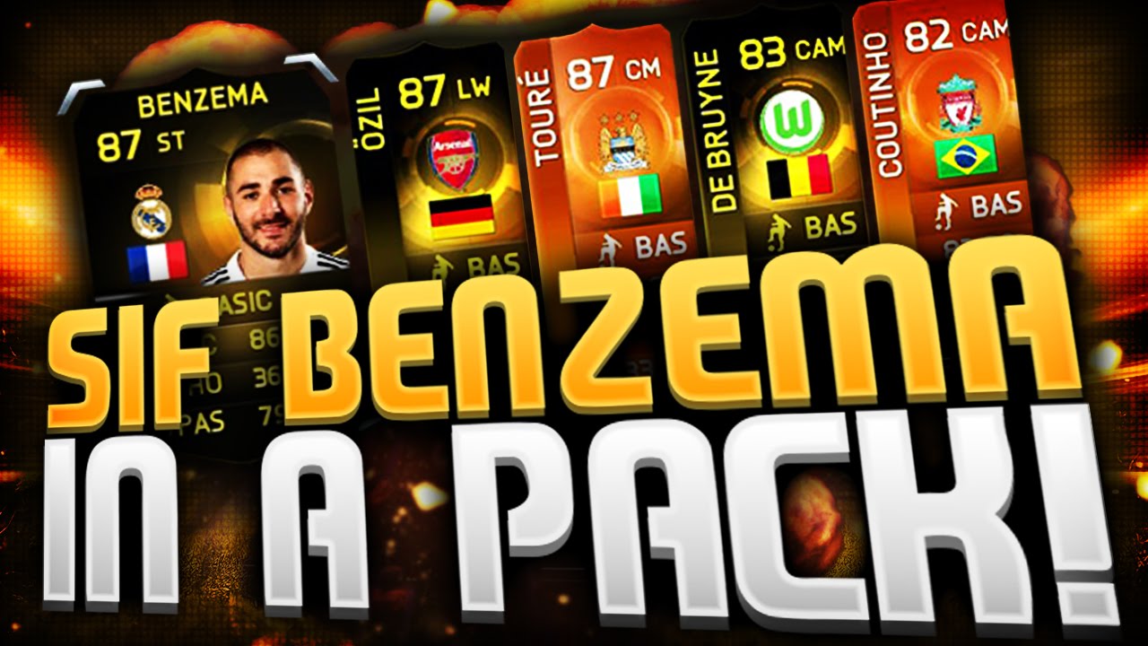 SIF BENZEMA IN A PACK + 2 MOTM IN A PACK & 3 INFORMS!!! INSANE FIFA 15 MOTM PACK OPENING!!!