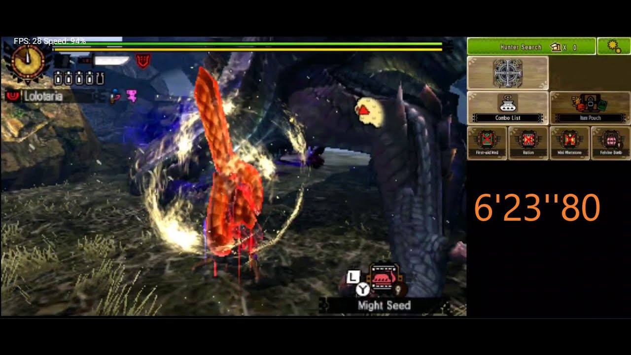 【MH4U】HR7 Gear VS G2 DLC: The Candle of Darkness | Gore Magala Solo TA rules -6'23