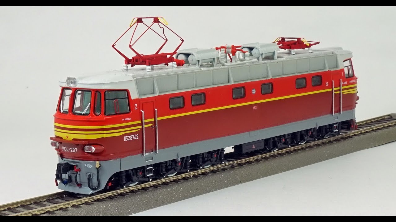 ЧС4 1:87 электровоз (Modimio Модимио) локомотив железная дорога масштабная модель / Model railroad