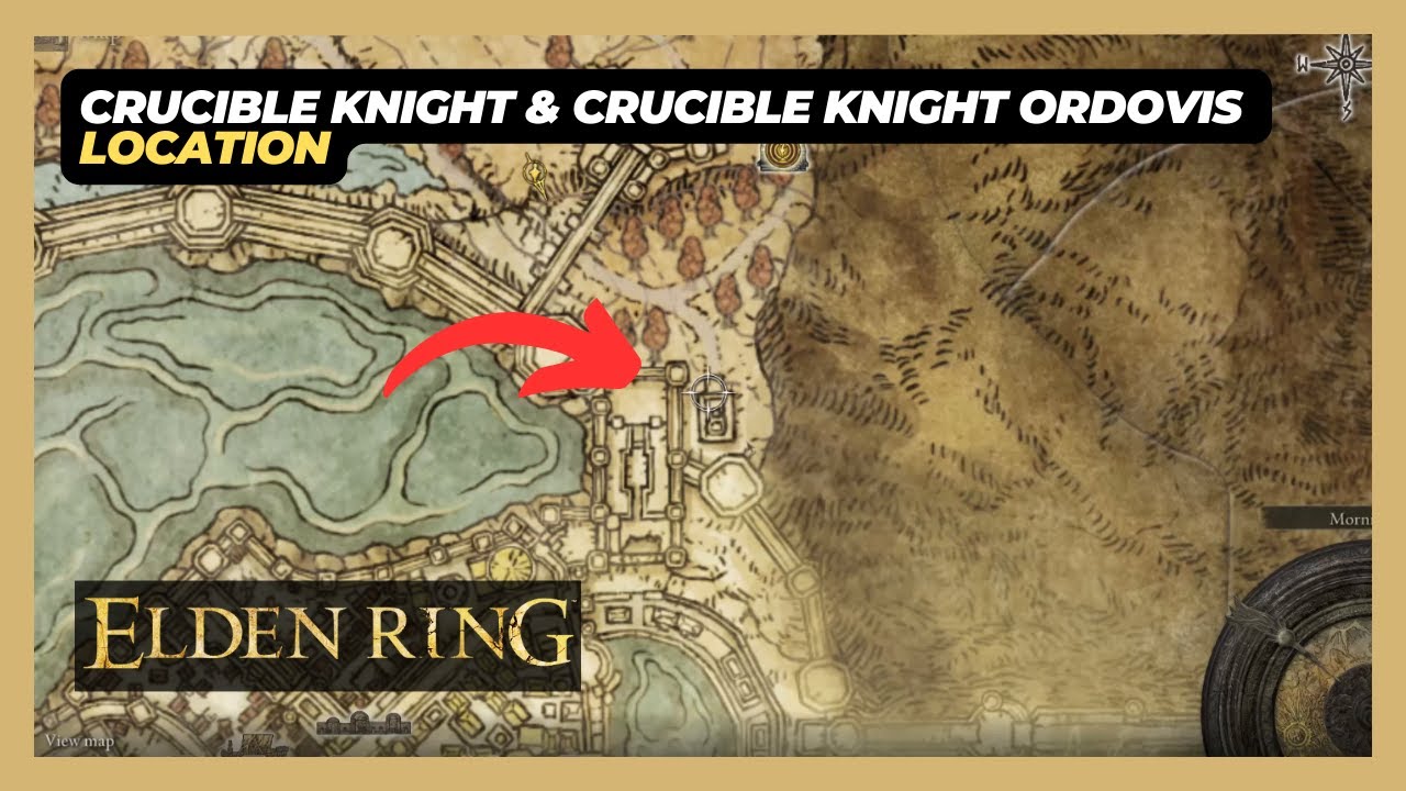Crucible Knight & Crucible Knight Ordovis (Altus Plateau) Boss Location - Elden Ring