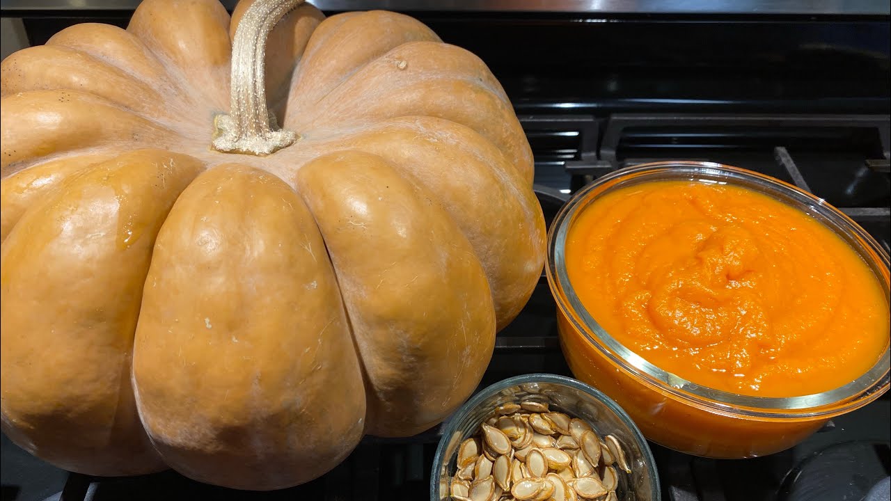 Musquee de Provence pumpkin harvest and cooking