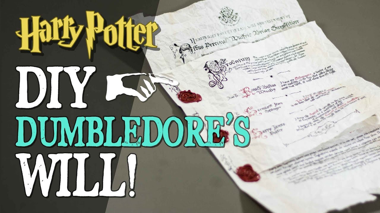 DIY Dumbeldore's Will
