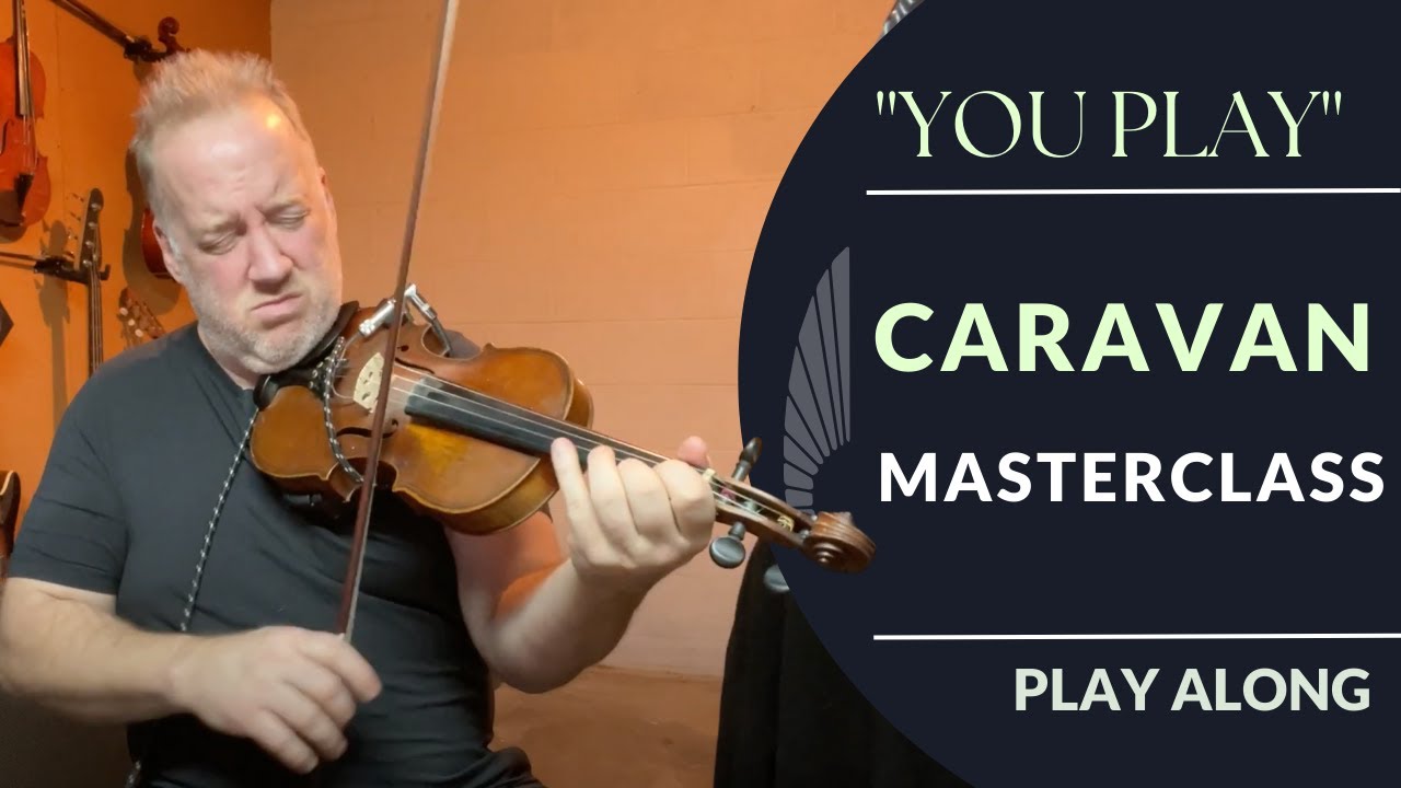 Jazz Violin Guided Practice | Rhythm  Harmony + Improvisation | Caravan