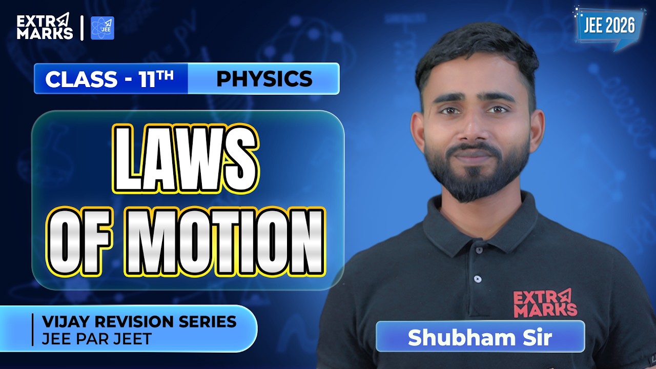 Revision Series | Laws of Motion | JEE 2026 | Class 11 Physics | Shubham Sir