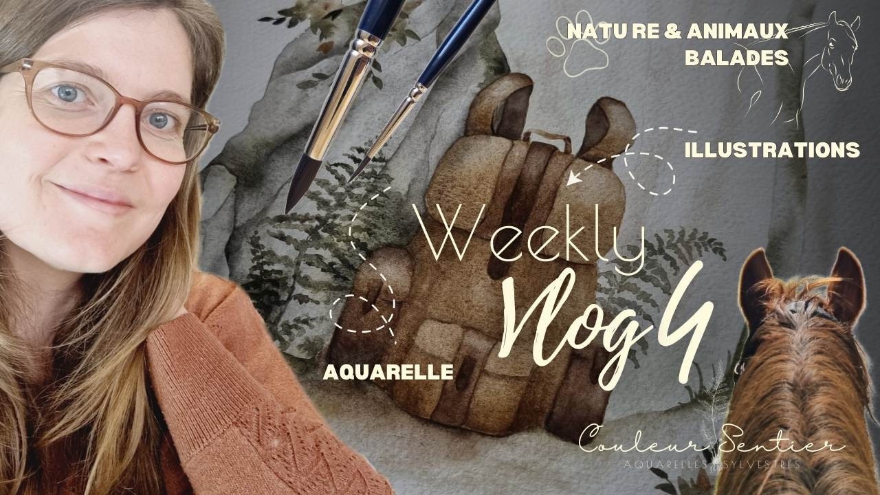 Vlog4 : Peinture, promenades et quotidien à l'atelier ✨