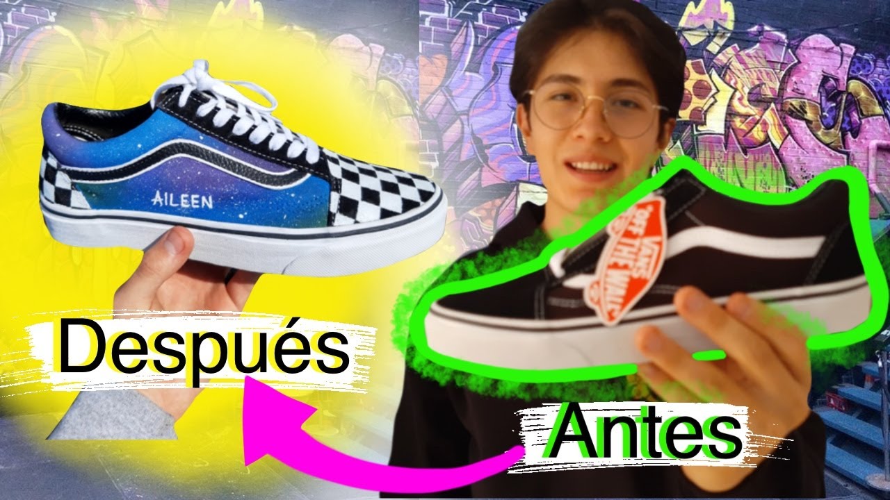 Como pintar tus Vans/ PROCESO