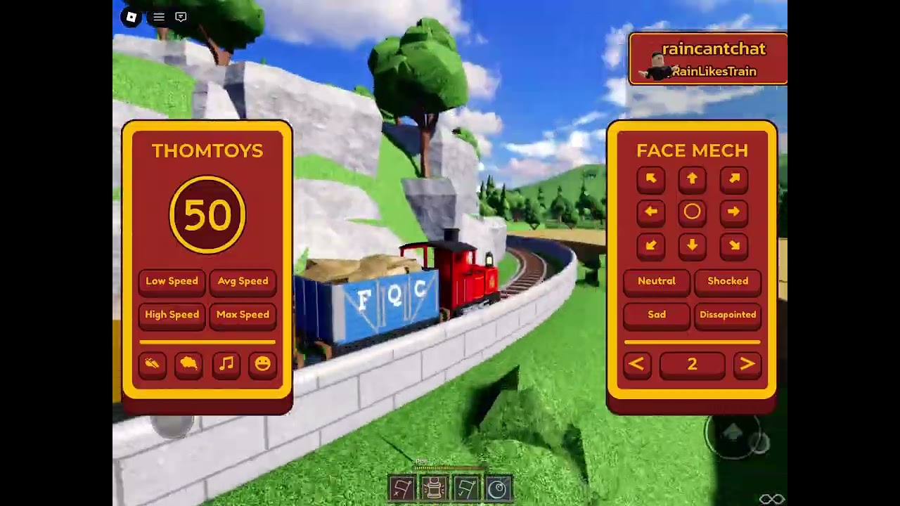 Conrad takes a stone train to somewhere 