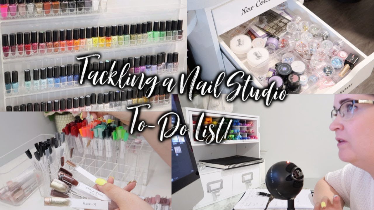 Nail Studio Projects! | Organize With Me (Vlog)